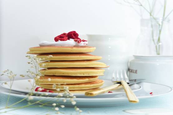 Two Golden Brown Pancakes