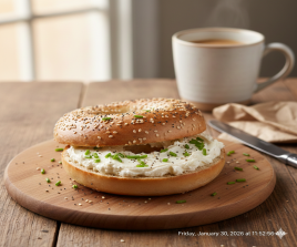 Bagel w Cream Cheese