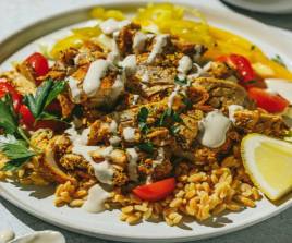 Shawarma Meal with Rice