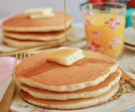 Two Golden Brown Pancakes